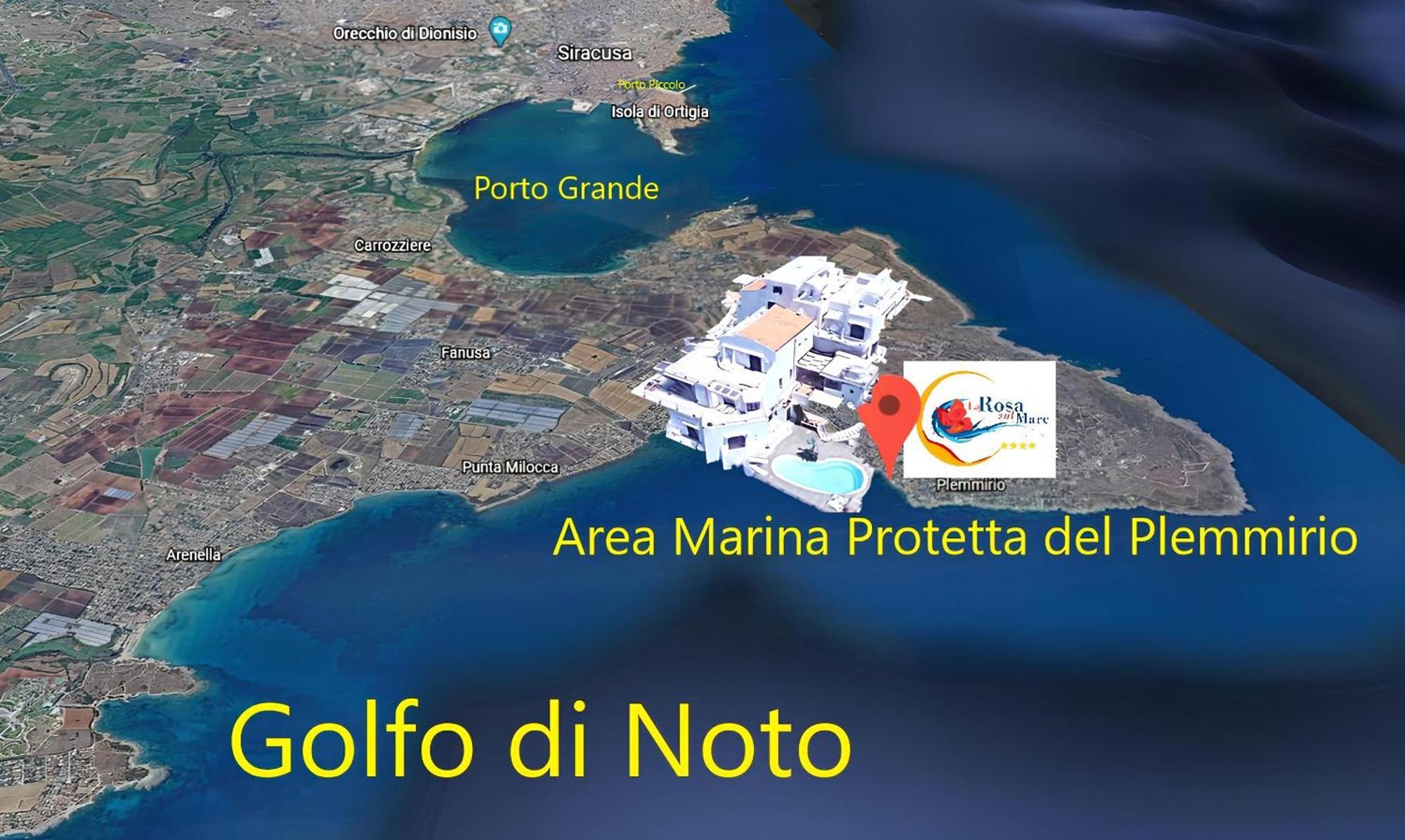 Aparthotel La Rosa Sul Mare Syrakus Exterior foto